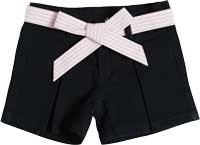 SOSOOKI Fly With Me Twill Skort Indigo